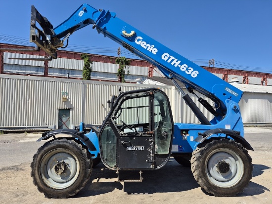 2016 GENIE GTH-636 6,000LB TELESCOPIC FORKLIFT