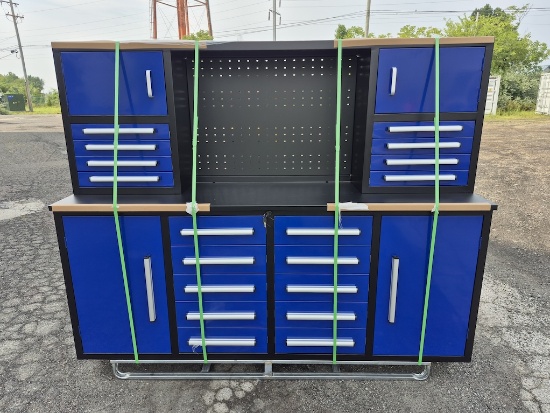 BRAND NEW 7FT 18 DRAWER 4 CABINETWORKBENCH (NY2)