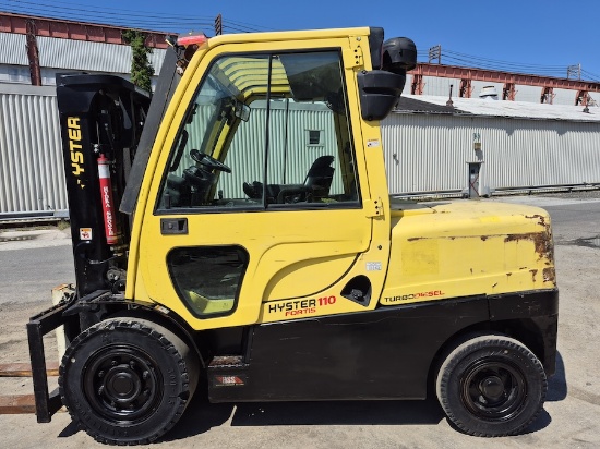 2018 HYSTER H110FT 11,000LB FORKLIFT