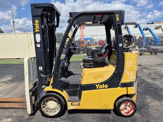 YALE GLC080VX 8,000LB FORKLIFT