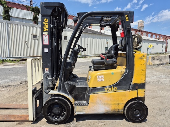 YALE GLC080VX 8,000LB FORKLIFT