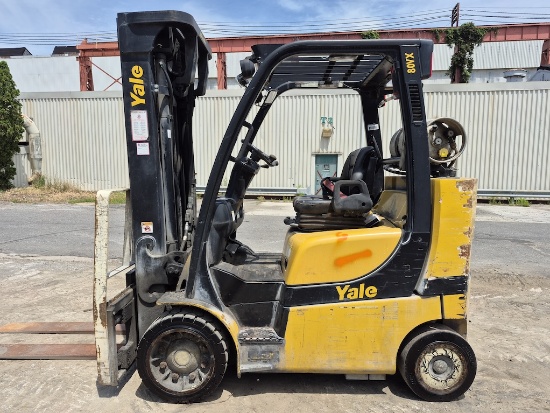 YALE GLC080VX 8,000LB FORKLIFT