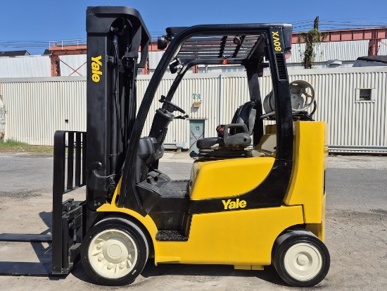 2018 YALE GLC080VX 8,000LB FORKLIFT