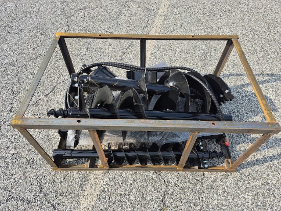 BRAND NEW MOWER KING SKID STEER AUGER ATTACHMENT (AG732)