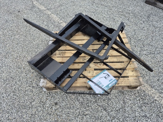 BRAND NEW 2026 MOWER KING SKID STEER FORK ATTACHMENT (AG709)