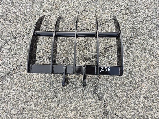 BRAND NEW MINI EXCAVATOR RAKE ATTACHMENT (Z36)