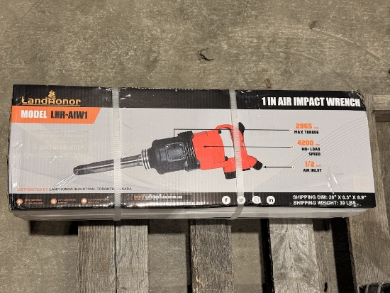 BRAND NEW LANDHONOR LHR-AIW1 1" AIR IMPACT WRENCH (WA29E)