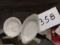 2 White Dishes