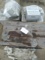 Old chest, phone cases etc