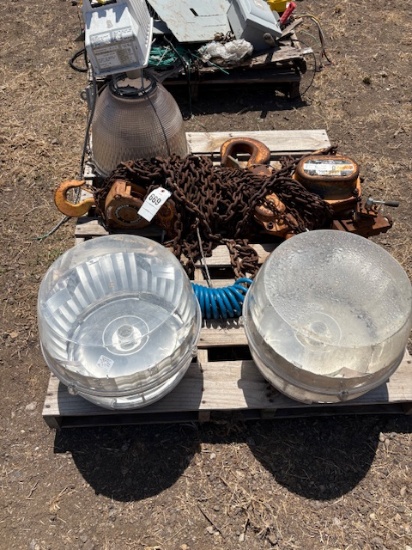Lights and Chain Hoist