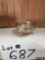 Silver Finish Salt Holder