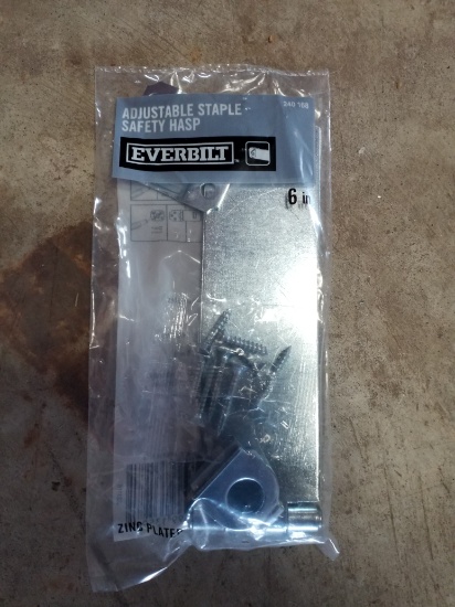 Adjustable Staple Safety Hasp