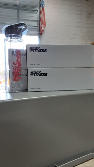 Muscle and Fitness Water Bottle