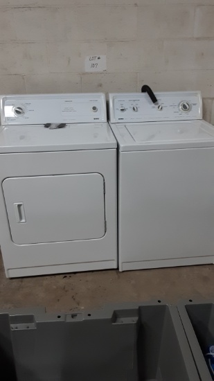 Kenmore Washer and Dryer