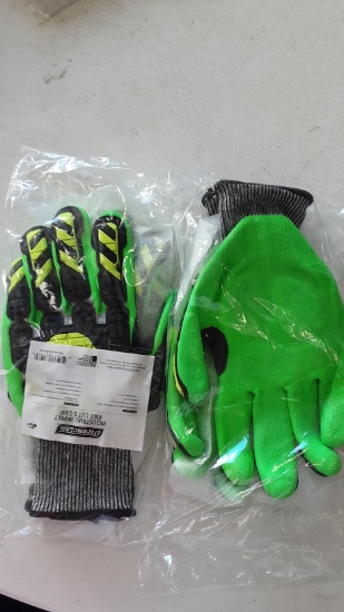 Iron Clad Industrial Impact Knit Cut 5 Grip Gloves