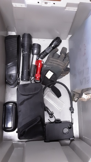 Fender Guitar Strap, Flashlights, Bungie Cord, Clipboard,