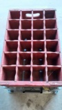 Vintage Wooden Beverage Crate Faded Coca Cola