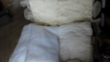 Vintage Pillow, Comforter, Lace Curtains