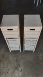 Wood Cabinet with Maize Drawers