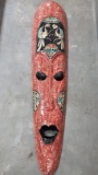 Tribal Wooden Mask Decor