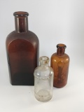 Vintage Listerine Bottle, Maltine mfc co. Plain bottle
