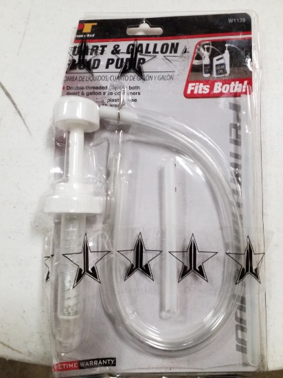Quart & Gallon Fluud Pump