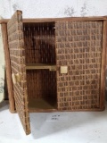 Wicker Medicine Cabinet