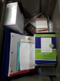 Office Supplies, Guest Check Pads, Sales Order Forms, Blue Folders, Clear Name Badges