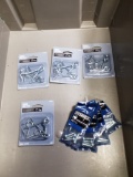 Hook and Eyes 3 inch, Wood Screws #12x1 in.