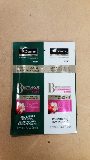 Tresemme SHAMPOO and CONDITIONER Packets