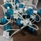 Blue Christmas bulbs