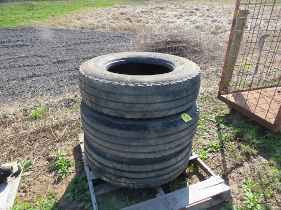 Goodyear 305/70/22.5 Virgin Tires X 3