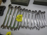 Snap on MM ratcheting wrenches