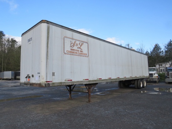 1989 Strick 48'x96" van trailer, swing doors,