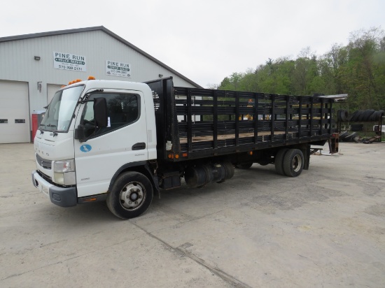 2013 Mitsubishi FUSO stake body, FE160, automatic