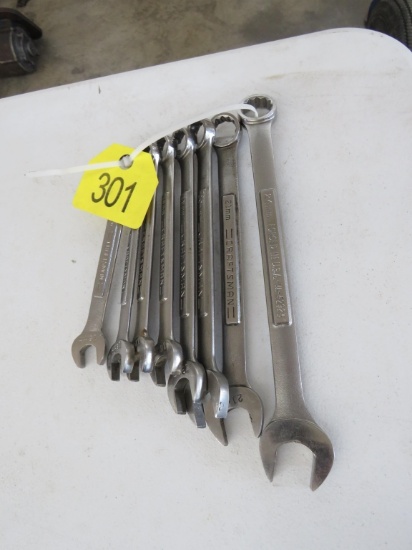 Metric wrench set 15mm-24mm