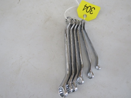 Metric offset wrench set 8mm-19mm