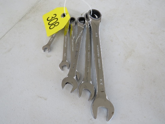 Gear wrench set 5/16"-3/4"