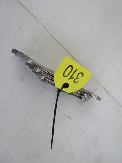 open end wrench set 3/8-7/8