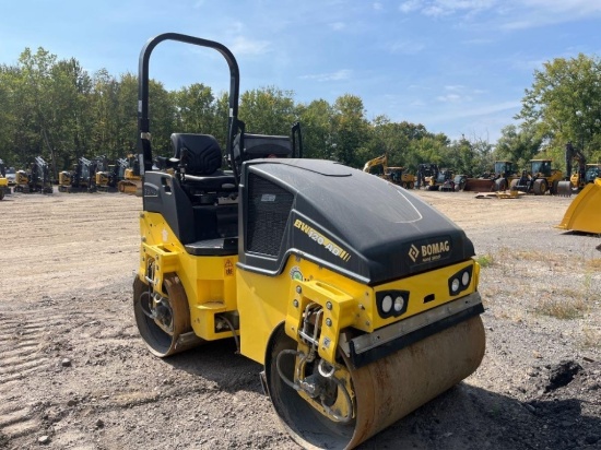 2023 Bomag BW120AD-5, cab w/ac, 20" pads,