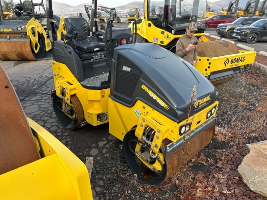 2024 Bomag BW120AD-5, double drum roller, ROP's