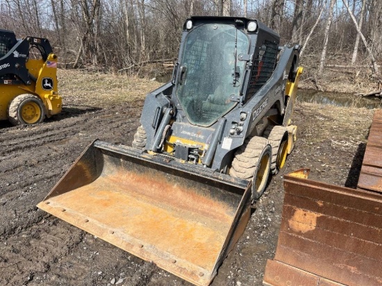 2024 John Deere 318G, cab w/ac, joystick