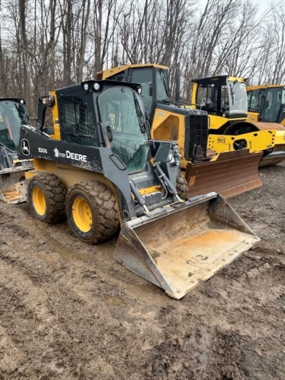 2024 John Deere 320G, cab w/ac, 2 speed, hi-flo,