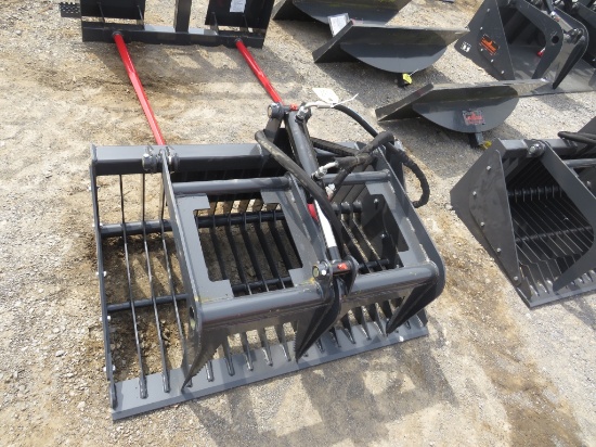 Mini rock grapple bucket