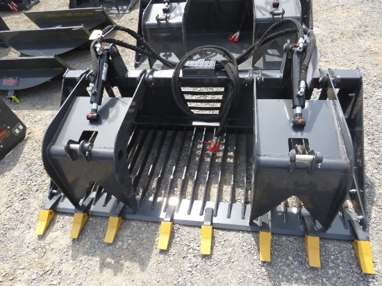 72" Rock Grapple Bucket
