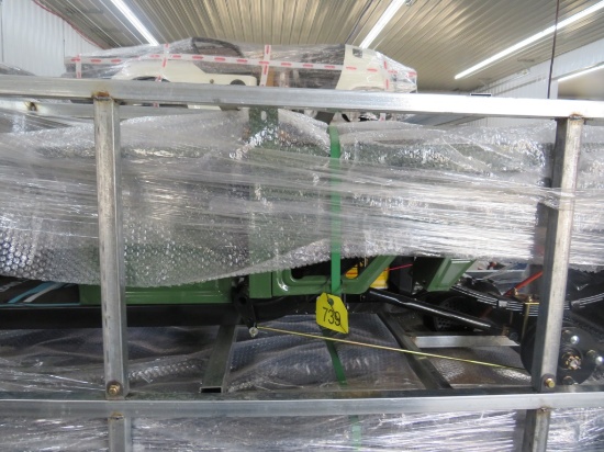 3 wheel electric cart, green