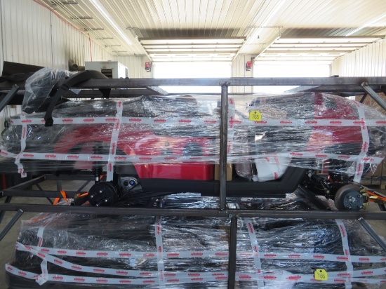 Red, 4 seat electric golf cart, 4000w ac motor,