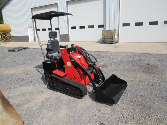 Mini Trac skid steer loader, aux hydraulics,