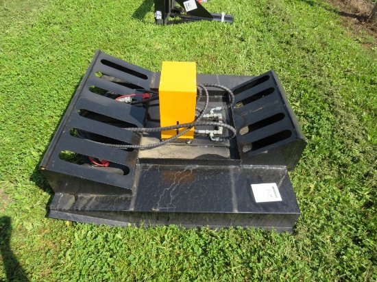 mini skid steer brush cutter 53" width