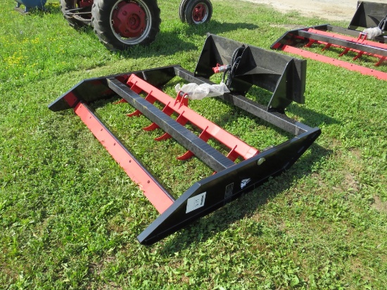 Skid steer flat ripper, 70" width
